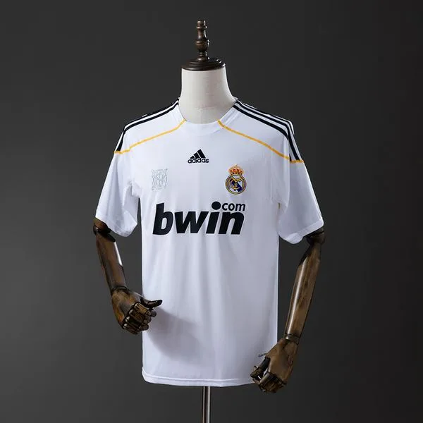 Camiseta de fútbol Real Madrid 2009/10 LOCAL MANGA CORTA VERSION FAN